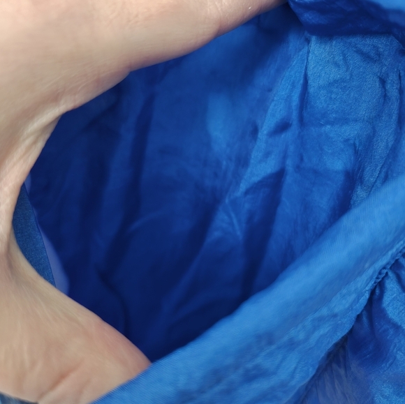 Vintage 80's 90's Lavon by Cheerful Corp Blue 1/2 Zip Sweater Size Medium *Read* - Picture 4 of 11